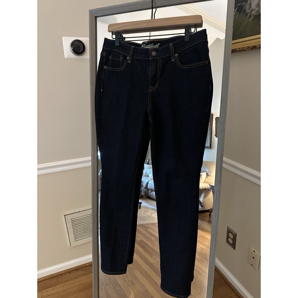Old Navy Sweetheart Jeans Dark Wash Women's Size 8 - Picture 3 of 6